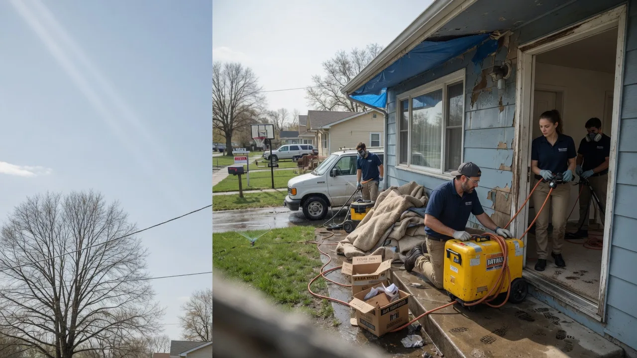 Basement Flood Cleanup in Iredell, TX near me